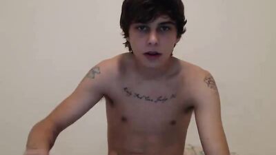 Gay Tattoo Solo Boy Cams Tubes - Ass Play and Handjob Action!