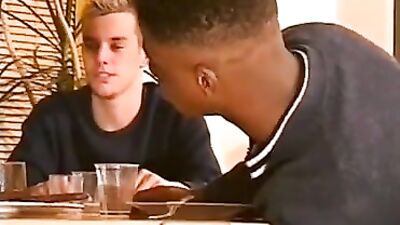 DjeunI - French Gay Boy Porn: Action Bareback Interracial Explosion!