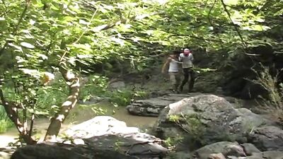 Forest Fuck Latino Bareback Twice