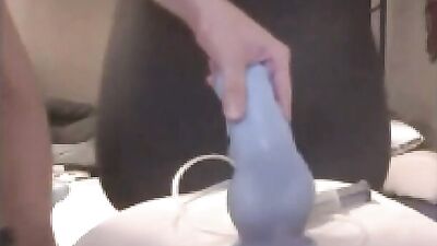 Young Twink Dildo Rider Shoots His Cum on Gay Porn Set