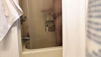 Brother Porn Spycam: Gay Shower Exposure