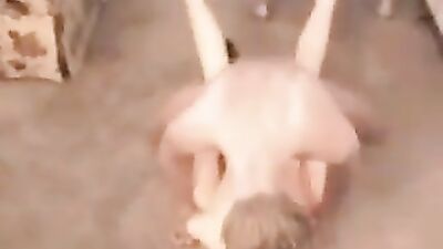 Blond Twink Filling Up an Inflatable Doll with his Porn Action!