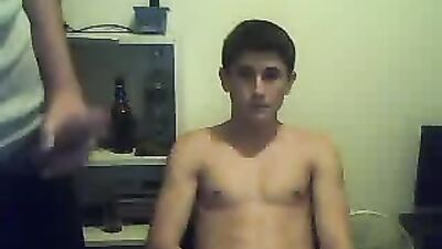 Web-Cam Handjob - Two British Lads in England!!