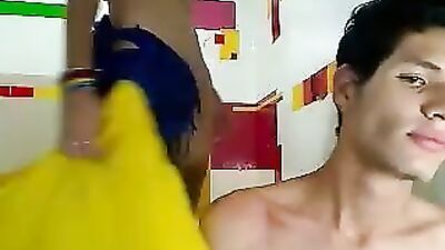 Latino Web-Cam Heat: Two Latinos on Fire!