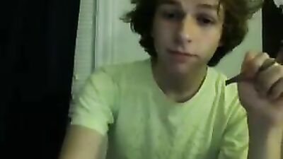 Davey Fussys Web-Cam Handjob - A Gay Porn Classic!