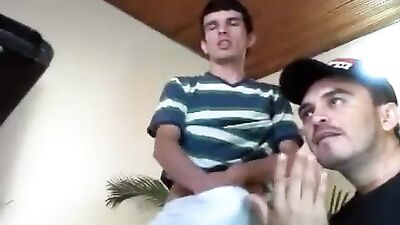 Gay Porn - Web-Cam Oral Delight!