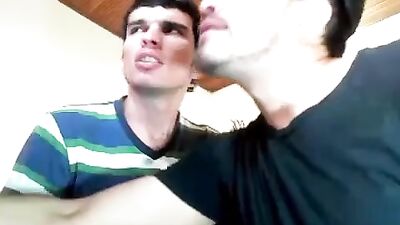 Gay Porn - Web-Cam Oral Delight!