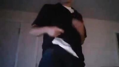 At Home with His Dick Web-Cam Handjob: The Ultimate Experience!