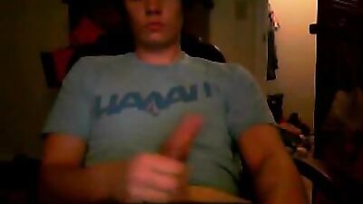 Hawaii 18 Web-Cam Handjob - Masturbates in Paradise!