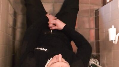 Public Restroom Hookup with Another Boy!