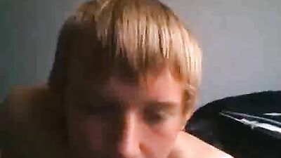 Blonde Danish North American: Explosive Handjob Web-Cam Show!