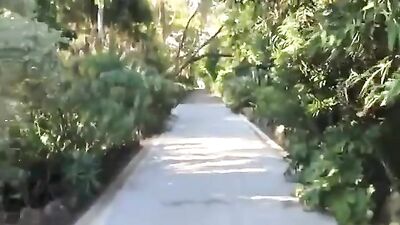 Park Bench Stripper Cums in Public! - Amateur Handjobs and Cum Shots