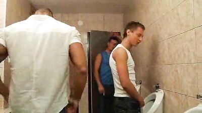 Hot Toilet Threesome: Action Reignited! - A Gay Porn Video