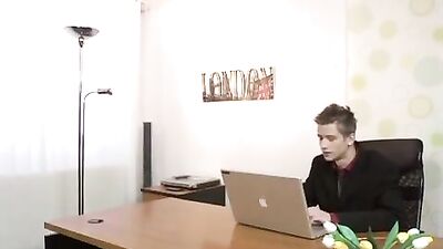 Office Fuck Party: Bareback Cum Shots with Blond Boys!