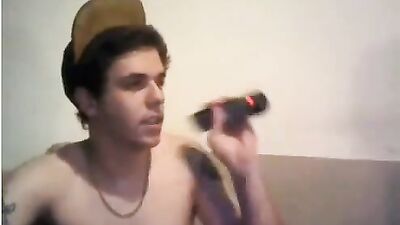 Blowing Cock for Web-Cam Oral Adventure!