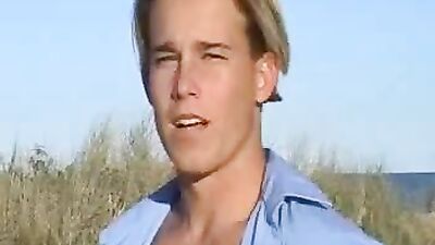 Blond Surfer Model - A Gay Porn Video with Nice Penis!