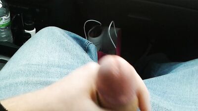First Time Amateur Big Cocks on the Road - Wank while Driving