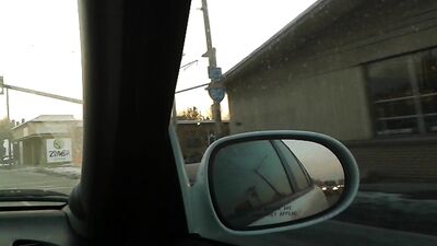 First Time Amateur Big Cocks on the Road - Wank while Driving