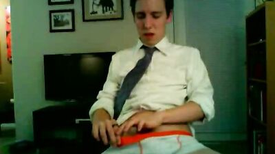 Amateur Web-Cam Solo: School Uniform - A Gay Porn Video