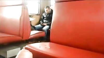 Train Riders Get Overly Excited for Amateur Cum Shots in Public!