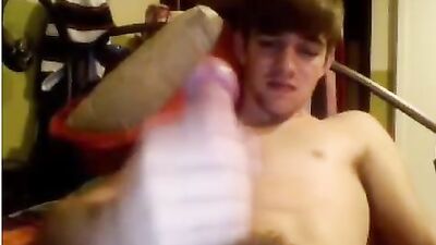 Edison Handjob Web-Cam Collection - Edison 19 Gay Porn Video!