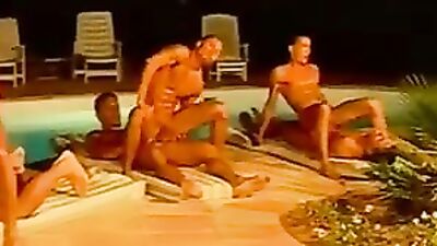 Muscle Beach: A Gay Porn Group Sex Adventure