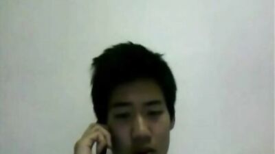 Asian Web-Cam Solo Delight with Hot Korean Big Cock Boy 2 clips!
