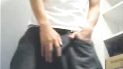 Gay Latino Webcam Show - Slim Firm Cock and Hot Cum!