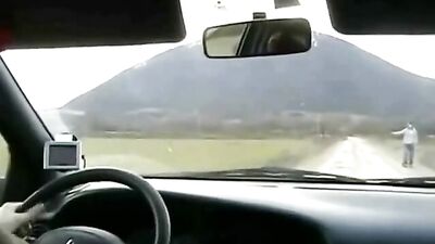 Thrusting Twinks Take Over The Back Seat: Amateur Oral Car Blowjob