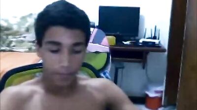 Latino Boys Steamy Webcam Handjob