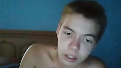 Young Blond Boy Nathan Masturbating: Web-Cam Handjob Excitement!