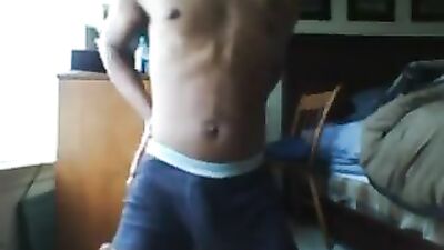 Brown wanker edged again! Amateur cum shots and big cocks caught on webcam!