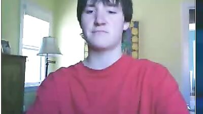Red Shirt Masturbation: The Web-Cam Handjob Returns!