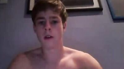 Gay Porn: Over My Chest Blond Boys Handjob!