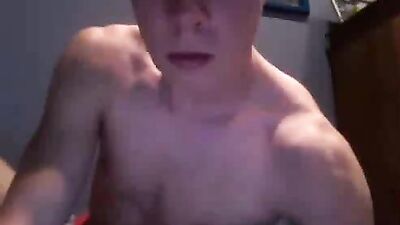 Gay Porn: Over My Chest Blond Boys Handjob!