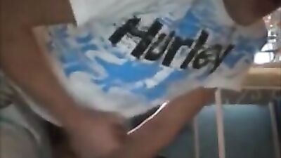 Twink Spanks His Monkey: The Amateur Cum Shots Solo Hurley Remix