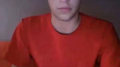 Red and Hot: Web-Cam Blond Boys Handjob