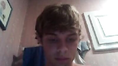 Gay Bathroom Web-Cam Blond Boys Handjob - In the bathroom!