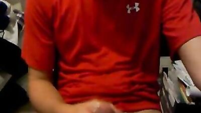 Canadian Red Jersey Web-Cam Handjob Revisited - Boys Porn Adventure