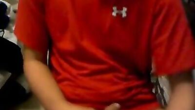 Canadian Red Jersey Web-Cam Handjob Revisited - Boys Porn Adventure