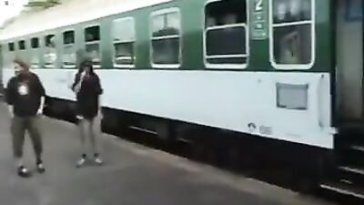 Train Encounter: Public Outside Exposure