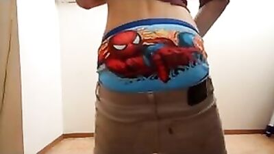 Webcam Spidey Cock - Gay Amateur Cum Shots in HD!