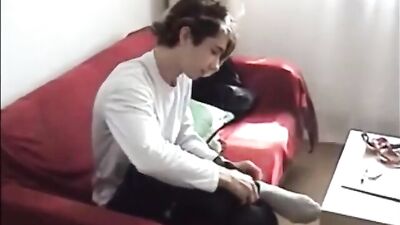 Slim Skinny Twink Cumming on Cam!