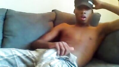 Interracial Web-Cam Handjob: From Home with Love Revisited!