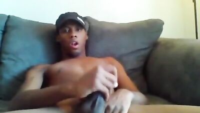 Interracial Web-Cam Handjob: From Home with Love Revisited!