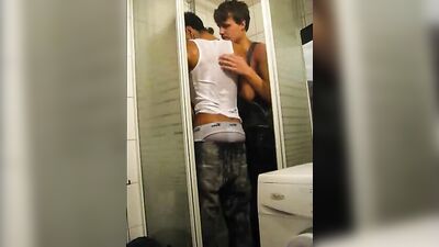 Shower Fun with Amateur Handjobs: Together in the Shower!