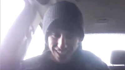 Masturbating in his car - Public Outside!