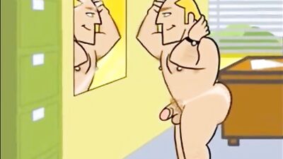 Gay Cartoon Coach Crush!