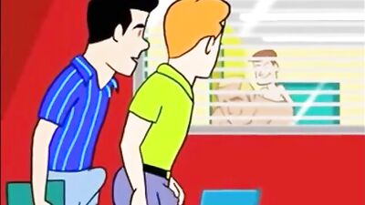 Gay Cartoon Coach Crush!