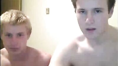 Young Gay Pair Heats Up Webcam Show!
